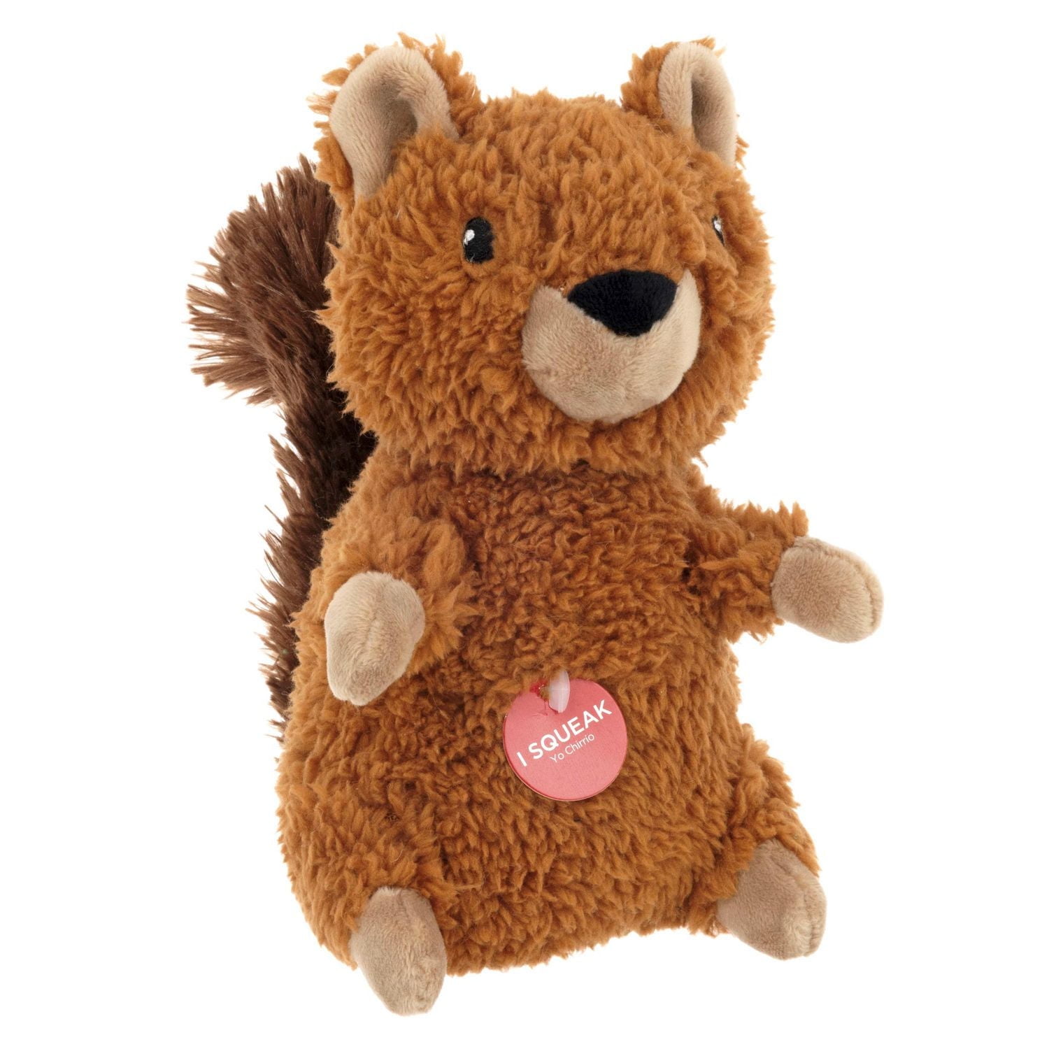 Only The Best For My Dog ® Jouet en peluche pour chien de 6,5 pouces, écureuil