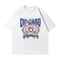 thumbnail image 3 of Women's Plus Size Baseball Season T-Shirts - Short Sleeved Tops for Sports Team Fans - for Everyday Activity, 3 of 3