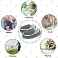 thumbnail image 5 of NHU Boys Slippers Cozy Memory Foam House Shoes Indoor Outdoor Slip on Bedroom Slippers Grey Big Kid 2-3, 5 of 5