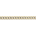 thumbnail image 2 of 14k 5.2mm Semi-solid PavÇ Curb Chain (Weight: 3.98 Grams, Length: 7 Inches), 2 of 4