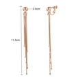 thumbnail image 3 of Yoursfs Long Chain Drop Earrings For Women Rose Gold Fringe Earrings Chic Jewelry, 3 of 6