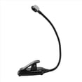 thumbnail image 5 of 6X Luces Led para Libros， Clip en la Luz Recargable， 3 Modos de Iluminacion， 9 Leds， Lampara de Lectura para Proteccion Ocular， Hasta 40 Horas de Lectura - para Lectura - Negro, 5 of 5