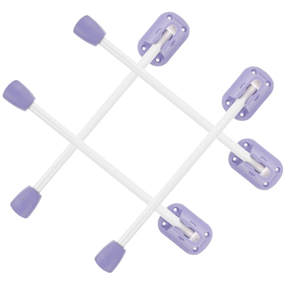 IBASETOY Foldable Table Legs Purple Plastic for Table Use Lightweight Easy Carry