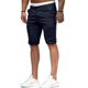 thumbnail image 2 of Pantalones cortos HUNGSON para hombre, ajustados, elásticos, azul marino, talla 34, 2 of 6