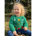 thumbnail image 5 of RUINIXCW Toddler Baby Baby Girl Boy Christmas Ugly Sweater Fall Winter Xmas Fuzzy Mohair Knit Sweaters Infant Girl Boy Warm Jumper Pullover Tops, 5 of 10