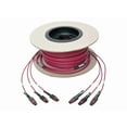 thumbnail image 3 of Eaton Tripp Lite Series MTP/MPO Multimode Base-8 Trunk Cable, 24-Strand, 40GB/100GB, 40/100GBASE-SR4, OM4 Plenum-Rated (3xF/3xF), Push/Pull Tab, Magenta, 61 m (200 ft.) - Network cable - MTP/MPO multi-mode (F) to MTP/MPO multi-mode (F) - 61 m - fiber optic - 50 / 125 micron - OM4 - plenum, stranded - magenta, 3 of 9