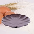 thumbnail image 4 of Round Plate Melamine Frosted Cherry Blossoms Tray High-grade Tableware Dish Plate (15x1.9cm, Coffee), 4 of 8