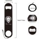 thumbnail image 2 of Abridor de botellas plano Bee Happy, abridor de metal rápido, abridor de botellas resistente con forma de girasol, llave de acero inoxidable para cerveza, barman, pub, bebidas, cocina, personas, 2 of 8