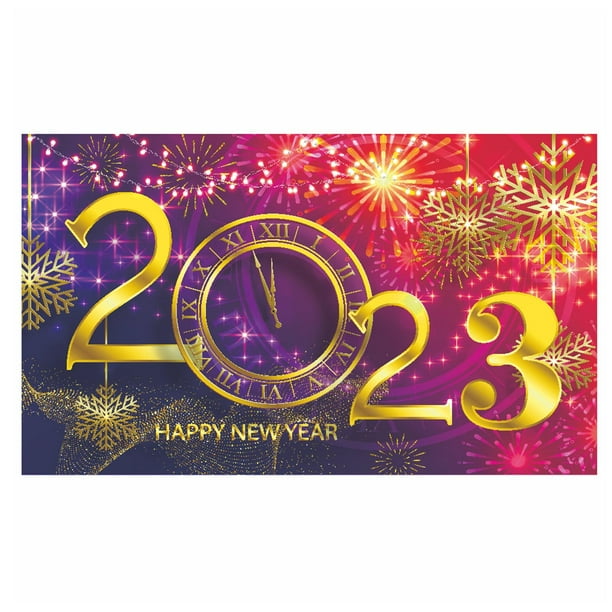 2023 Happy Near Year Backdrop | 185x110cm New Year Eve Party