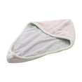 thumbnail image 5 of Towel, Microfiber Hair Drying Towel, quick Drying for Wet Hair, Long, Thick, Curly Hair, Hair Drying, Towel Microfiber Hair Towel Pink with gray, 5 of 7