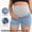 Light Blue, variant on Maternity Biker Shorts Women Shorts with Pockets High-Waisted Ripped Denim Shorts with Belly Support Stretch for Pregnancy Hip Lift Summer Casual Wear Pregnancy Workout Shorts