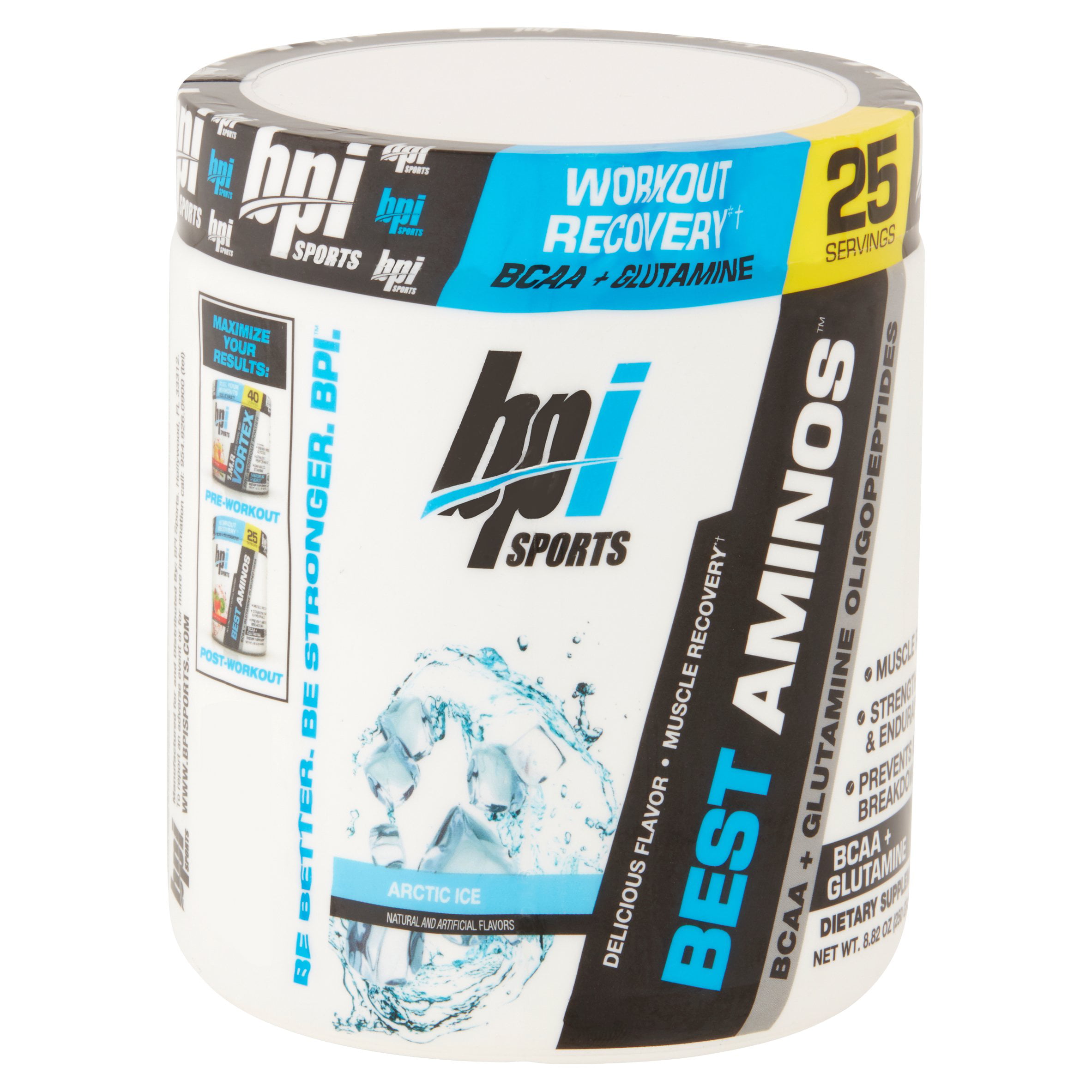 BPI Sports Best BCAA + Glutamine Powder, Arctic Ice, 25 Servings - Walmart.com