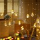 thumbnail image 4 of Guirnalda de luces LED con forma de campana de alce para decoración navideña, guirnalda colgante para el hogar, adorno para árbol de Navidad, regalo de Navidad 2020, Año Nuevo, 4 of 5