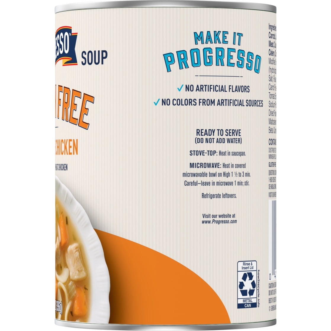 (2 pack) Progresso Gluten Free Homestyle Chicken Soup, 14 oz.