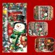 thumbnail image 2 of Decoraciones navideñas para exteriores Cubierta de puerta navideña de tela Cubierta de puerta navideña Puerta; H8H9, 2 of 6
