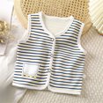 thumbnail image 2 of Quealent Baby Vest for Girls&Boys, Cotton Reversible Vest Coat for Spring & Autumn (White, 5-6 Years), 2 of 8