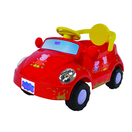 peppa pig motorized car