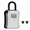 SILVER, variant on Biiend Key Safe Lock Box, Portable Combination Key Storage Box with Resettable 4-Digit Code, Wall Mounted or Hanging Key Lockbox for House Keys, Black