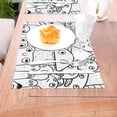 thumbnail image 5 of XMXY Woven Placemats Set of 4 PCS, Monster Doodle Table Mats Washable Heat Resistant Placemats, 5 of 6