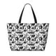 thumbnail image 2 of Fotbe Black White Halloween Bolsa de Viaje para Playa - Resistente al Agua, Bolsa Tote de Gran Capacidad y Ligera con 7 Bolsillos para Mujeres y Hombres, 2 of 7