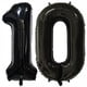 thumbnail image 2 of Tellpet Globos negros número 10, globos para fiesta de cumpleaños número 10, 40 pulgadas Tellpet Tellpet, 2 of 2