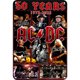 thumbnail image 1 of Placa Metal Vintage AC DC Pintura Hierro Rectangular Arte Pared Del 30x40cm, 1 of 9