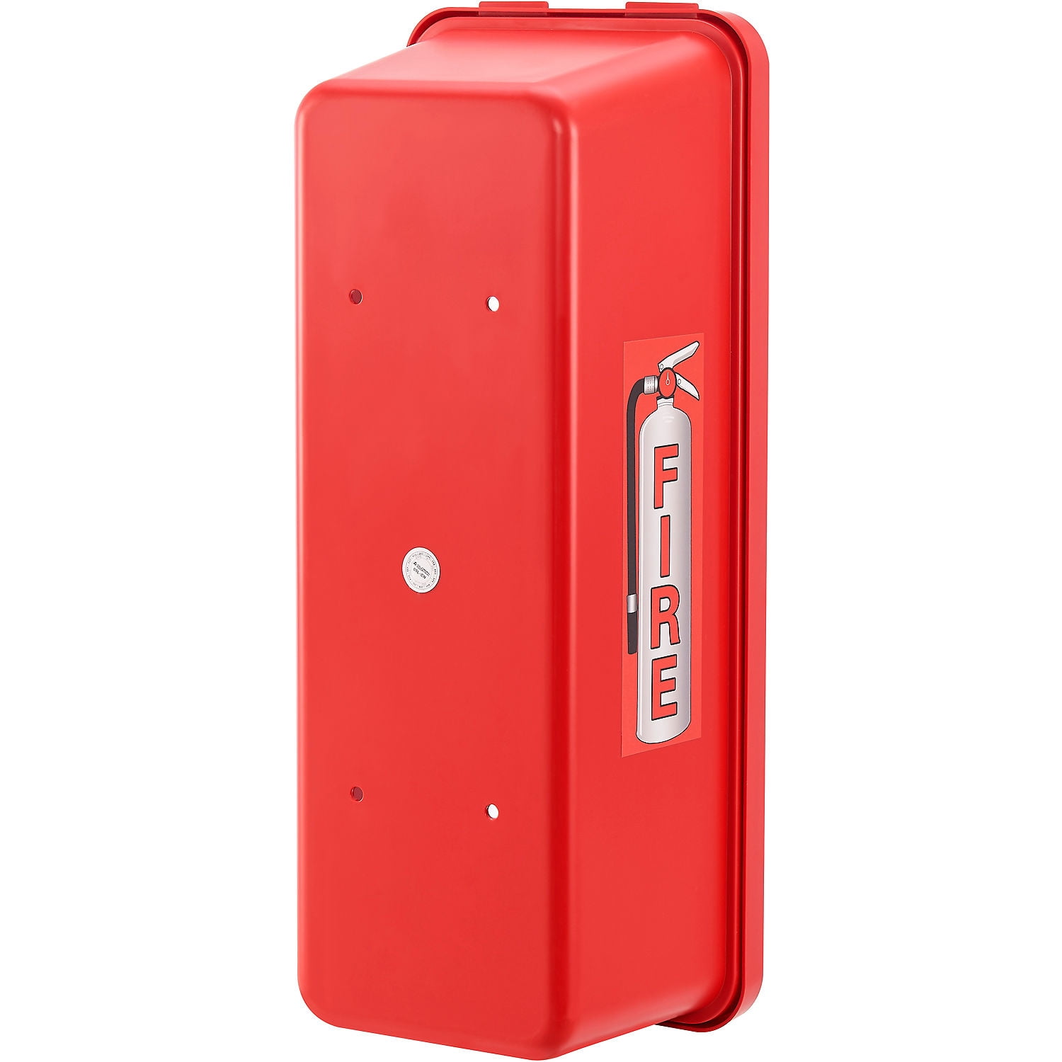 Global Industrial Plastic Fire Extinguisher Cabinet Fits 10 lbs. Red