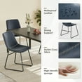 thumbnail image 4 of MAYEERTY Dark Blue Set of 4 Kitchen & Dining Room Chairs - Stylish Seating for Dining Spaces, 4 of 6