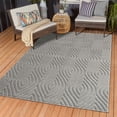 thumbnail image 3 of 8' x 10' Gray Trellis Area Rug, 3 of 9