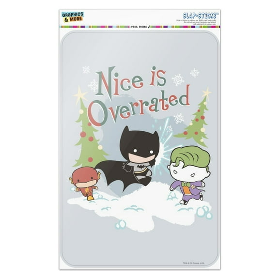 Batman Joker Nice is Overrated Home Business Office Sign
