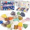 thumbnail image 3 of 24-Piece Natural Crystal Gem Collection - Educational Calendar for Kids, 3 of 7