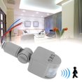 thumbnail image 2 of Infrared Sensor, ABS Material Intelligent Infrared Body Sensor, For Indoor LED Lamps Outdoor Solar Lamps, 2 of 8