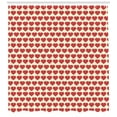 thumbnail image 3 of Ambesonne Valentine Shower Curtain, Vibrant Red Hearts, 69"Wx70"L, Ivory Dark Coral, 3 of 3