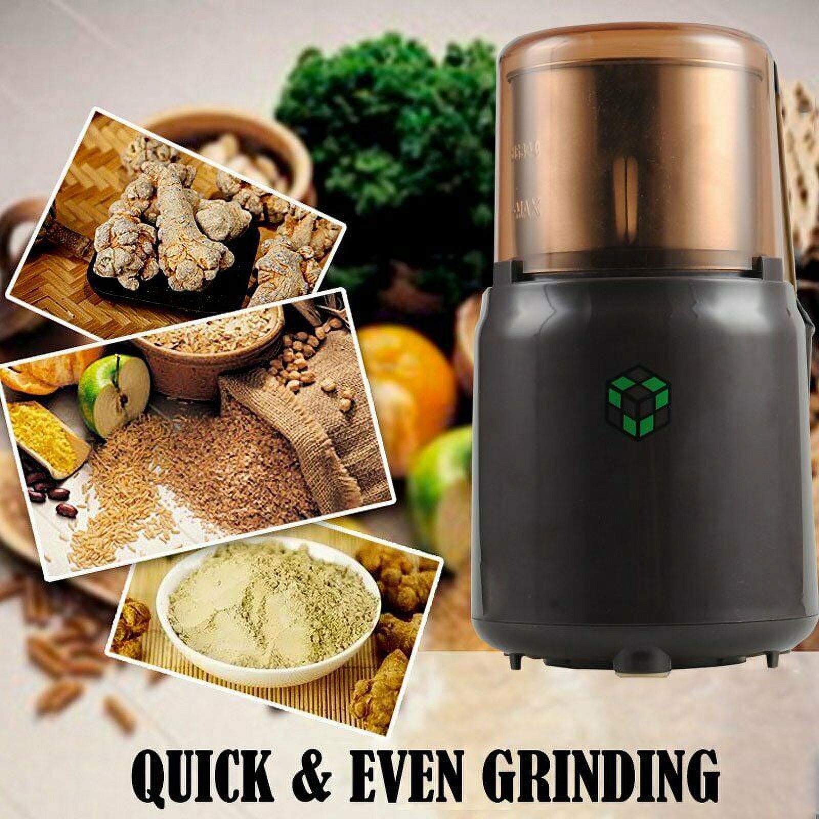 ikan 200W Electric Coffee Grinder Stainless Steel Blades Press Touch Control Spice Grinder Mill Blender