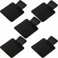 thumbnail image 2 of 5 Pcs Pen Loop Holder for Notebooks Journals Planners Tablet Case, Self Adhesive Leather Pencil Holder with Elastic Loop for Pens, Apple Pencil, Stylus Pen -Black$$Office, 2 of 8
