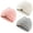 Pink&grey&white, variant on Baby Kids Winter Warm Hats, Infant Toddler Children Beanie Knit Cap Girls Boys-3 Pack