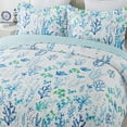 thumbnail image 3 of Nordmiex Queen Quilt Bedding Set - 3 Pieces Coastal Quilt Sets Beach Bedspreads Ocean Coverlets Lightweight Bed Cover Summer Quilts Queen Size, 3 of 7