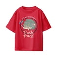 thumbnail image 2 of Trash Truck Its My Birthday Youth T Shirt (Red, XS-XL), 2 of 4