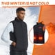 thumbnail image 1 of Chaqueta térmica inteligente unisex Chaleco de temperatura ajustable adecuado para climas fríos, 1 of 9