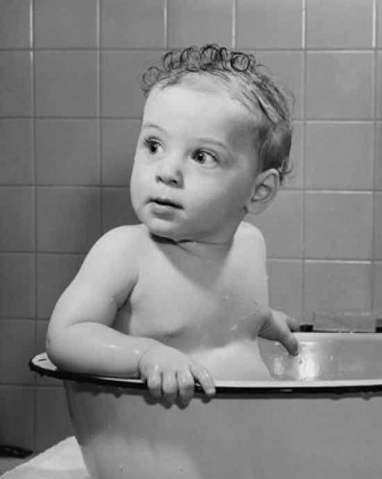 Baby In A Bathtub C