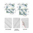 thumbnail image 5 of Blue Hydrangea Swag Curtains for Living Room/Bedroom Windows, Farmhouse Butterfly Spring Floral Kitchen Curtains and Valances Set 36 Inch Length, Light Filtering Swags Valance Curtain Panels, 5 of 5