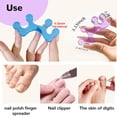 thumbnail image 2 of Separadores de dedos SUNFATT de gel suave para pedicura, 2 of 6
