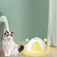 thumbnail image 3 of Alimentador Interactivo para Gato Ralre Juguete Dispensador de Comida Antideslizante Amarillo, 3 of 6