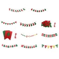 thumbnail image 2 of Decoración de bandera de fiesta Wosthever Atmósfera festiva Patrones exquisitos Suministros para fiestas Color multicolor, 2 of 6