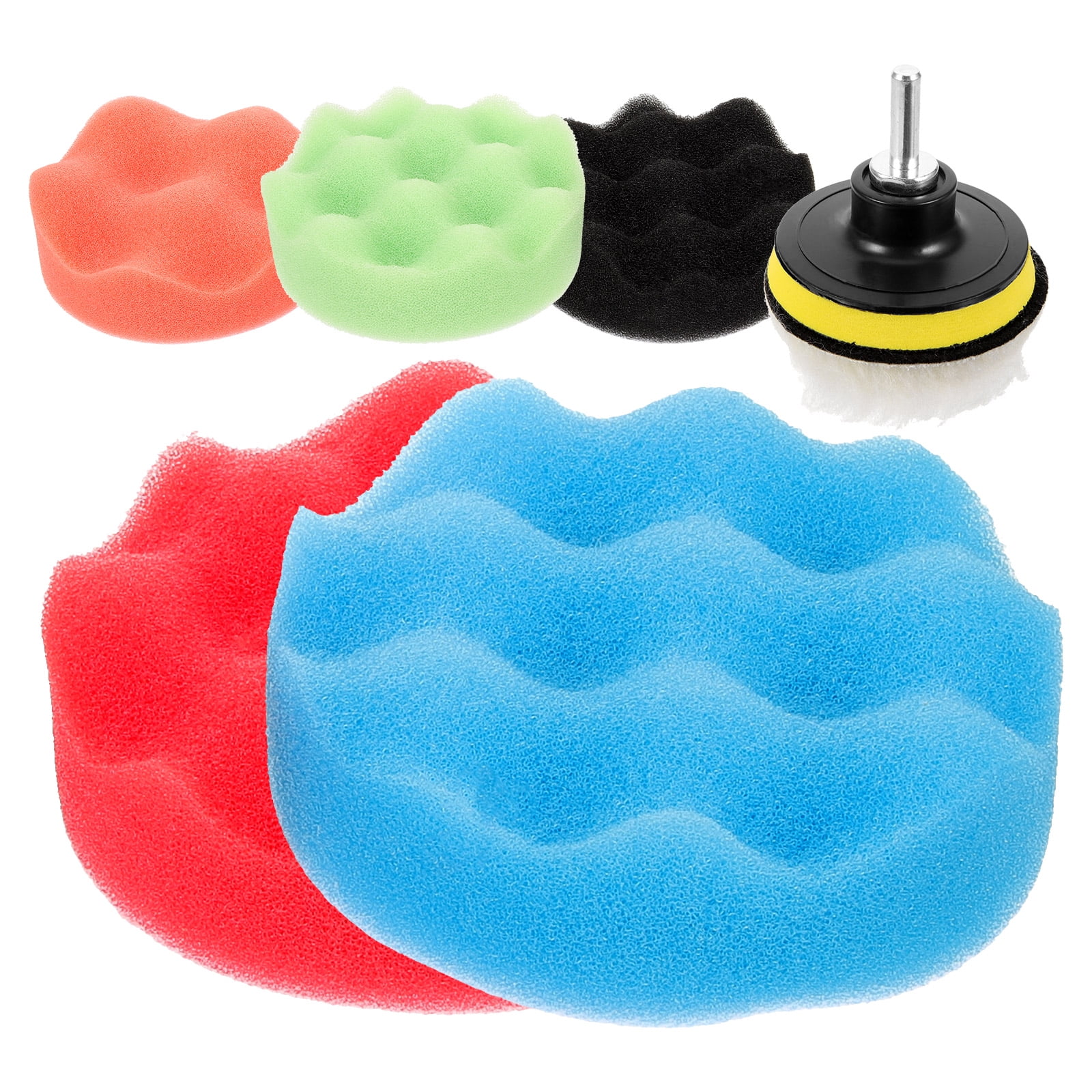 1 Set Drill Buffer Attachment Assorted Car Buffer Sponge Pad Car
