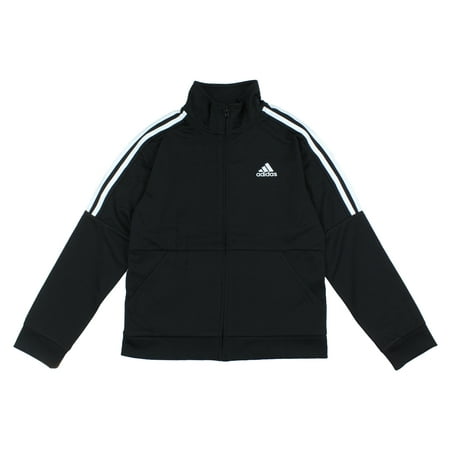 Adidas Boys Youth Iconic Track Jacket (Black, Small)