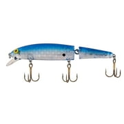 Bomber Jointed Long A Fishing Lures, Silver Prism Blue Back