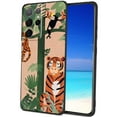 thumbnail image 1 of Compatible with Samsung Galaxy S22 Ultra Phone Case, Jungle-Theme-Monkey-Tiger-4 Case Silicone Protective for Teen Girl Boy Case for Samsung Galaxy S22 Ultra, 1 of 1