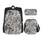 thumbnail image 1 of Fotbe Leopard And Zebra Set Escolar 3 en 1 para Niños - Mochila Duradera con Lonchera Aislante y Estuche para Lápices - Mochila Escolar para Niños y Niñas, 1 of 7