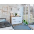 thumbnail image 3 of CoSoTower 4 Drawer Double Dresser Maryland, Bedroom, Pine / White, 3 of 7